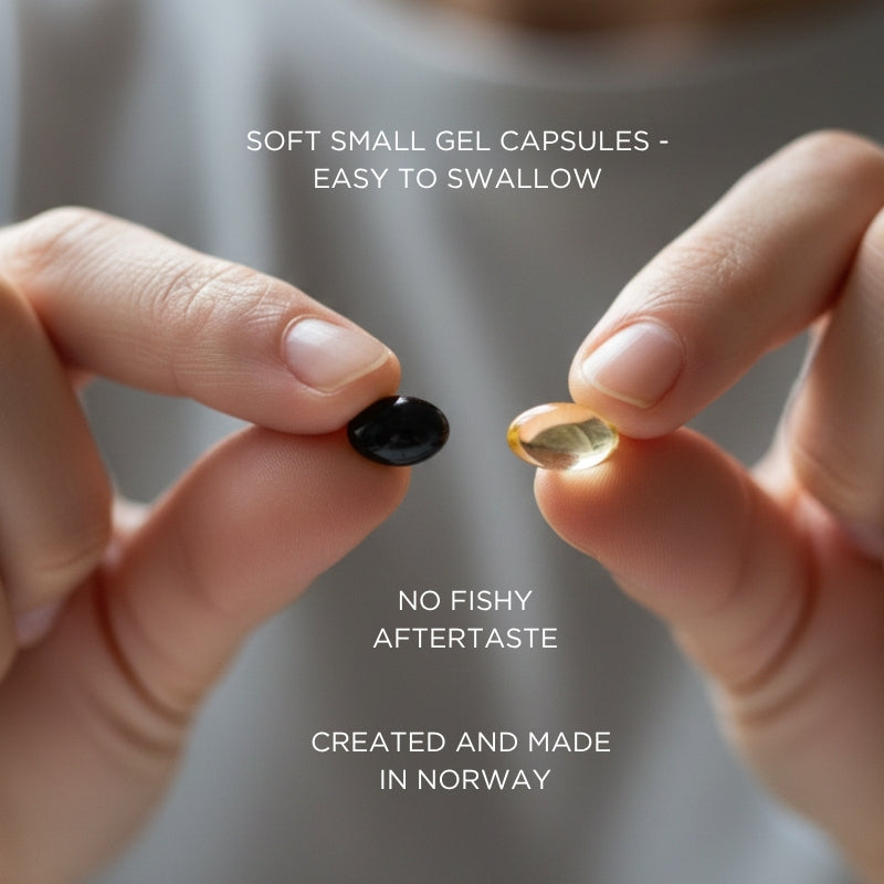 cholesterol lowering set from norwegian fish oil and bilberry extract norwegian pharma capsules