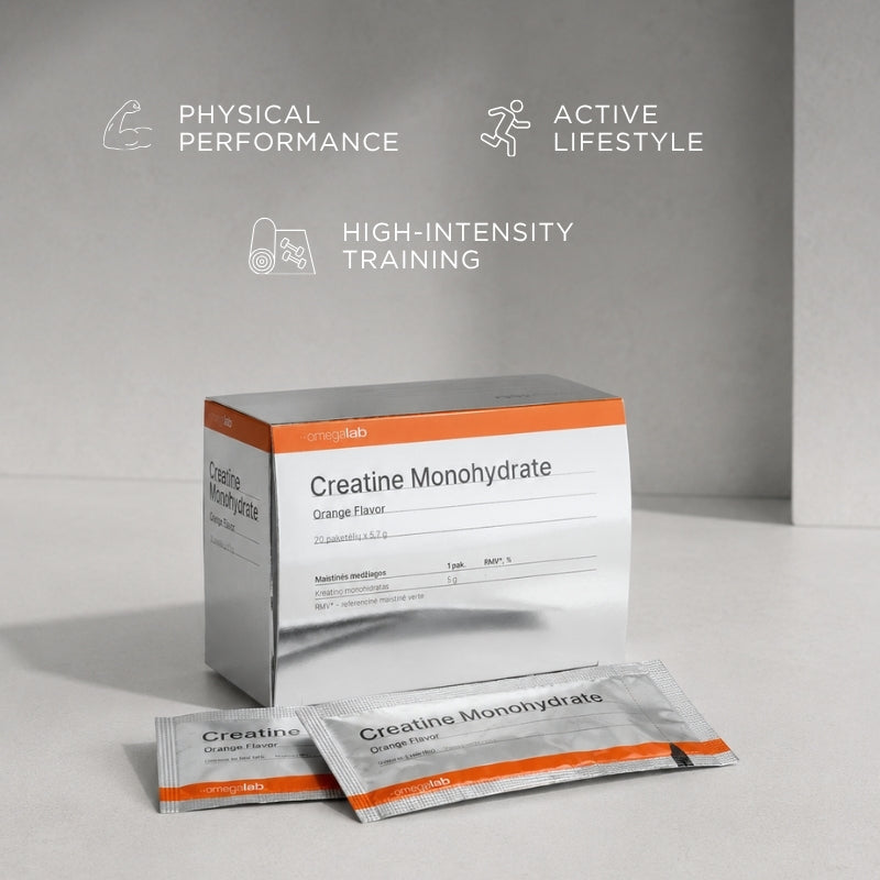 orange flavor creatine monohydrate omegalab