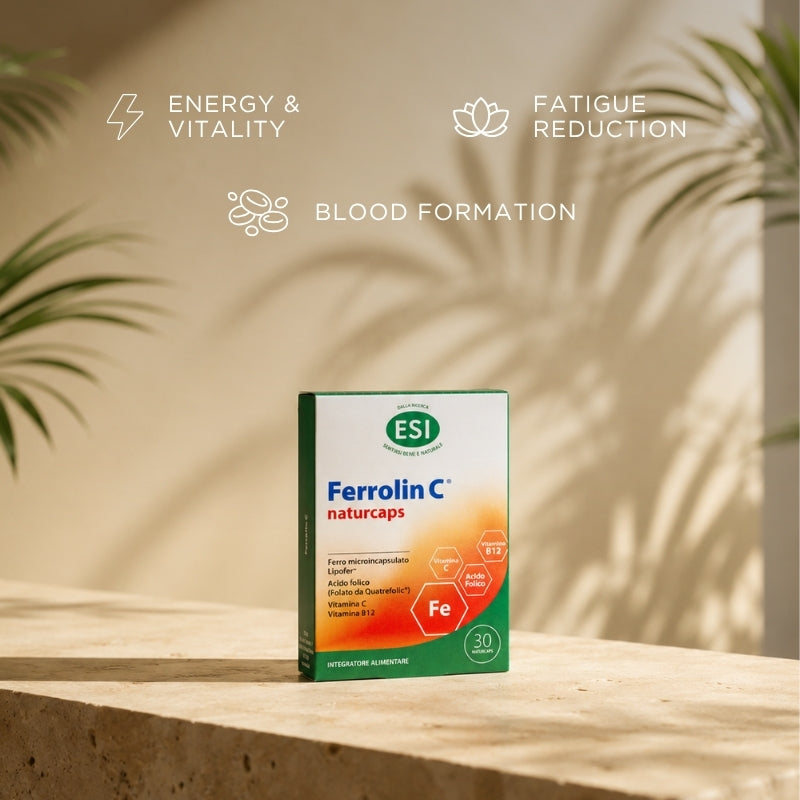 Ferrolin C® Naturcaps Microencapsulated Iron with Folate