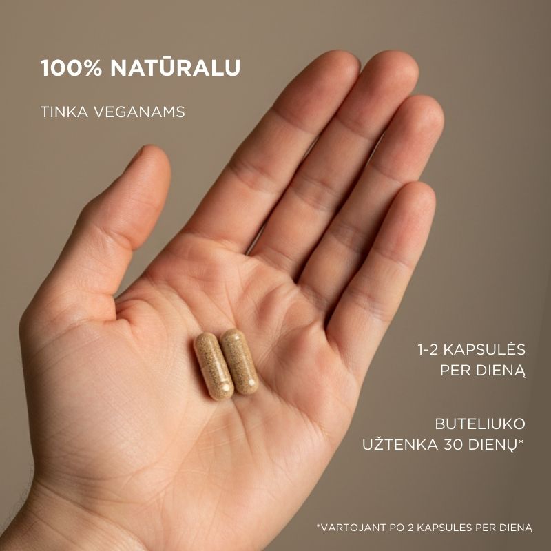 Food supplement with saffron, bacopa and ginkgo Positive Focus & Memory