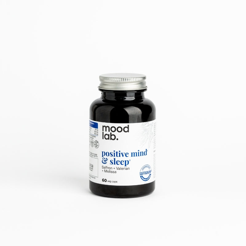 supplement for sleep with valerian and lemon balm positive mind and sleep