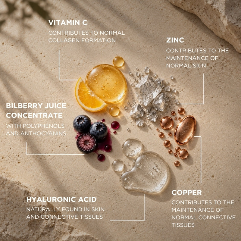 Collagenix Forte - Hydrolyzed Marine Collagen with Vitamin C, Zinc & Copper 