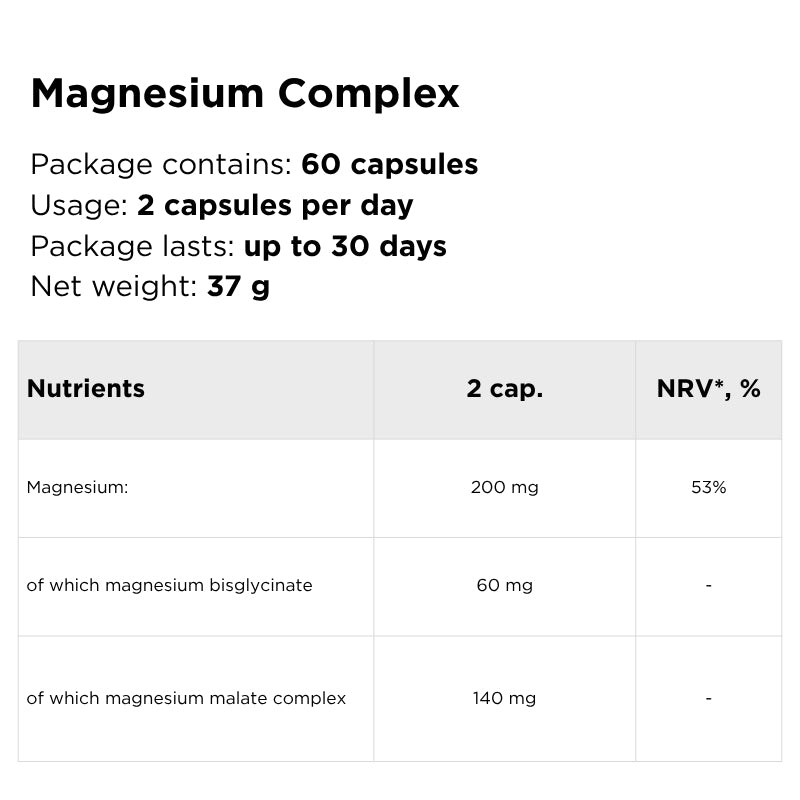 magnesium complex omegalab nutrients