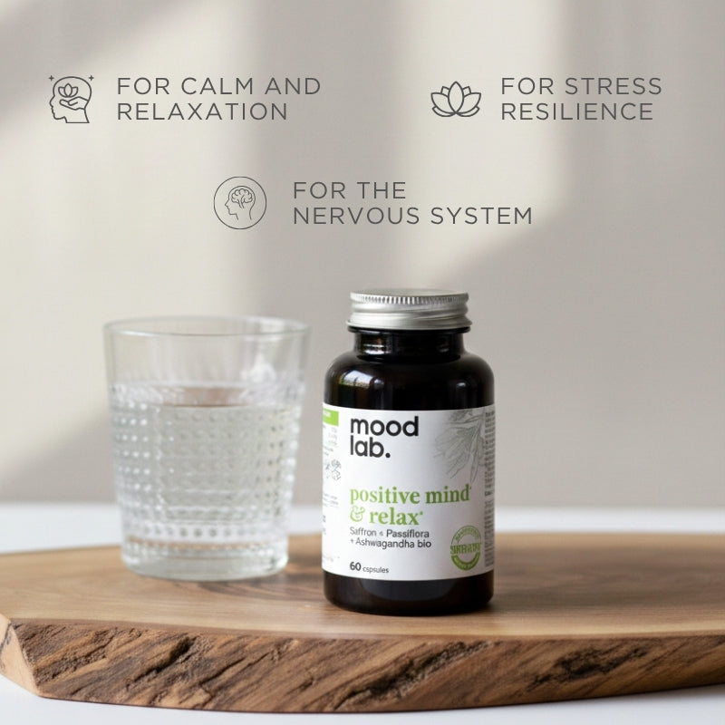 supplement with ashwagandha positive mind and relax