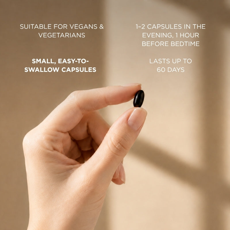 supplement for sleep with valerian, lemon balm and hoops sedoxan