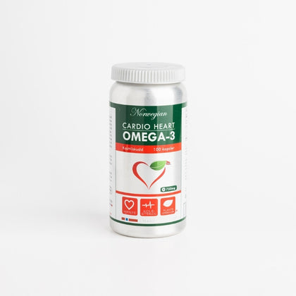 žuvų taukai Norwegian Pharma Cardio Heart Omega-3