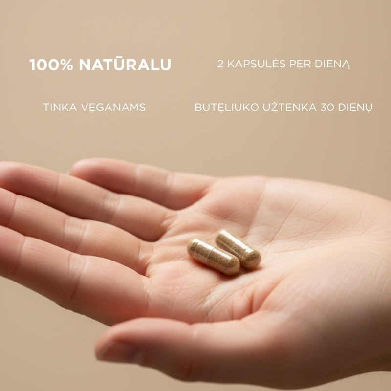 Food supplement with saffron, Panax ginseng and rhodiola Positive Mind & Energy