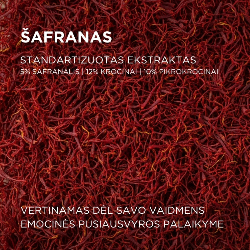 Food supplement with saffron, valerian and lemon balm Positive Mind & Sleep