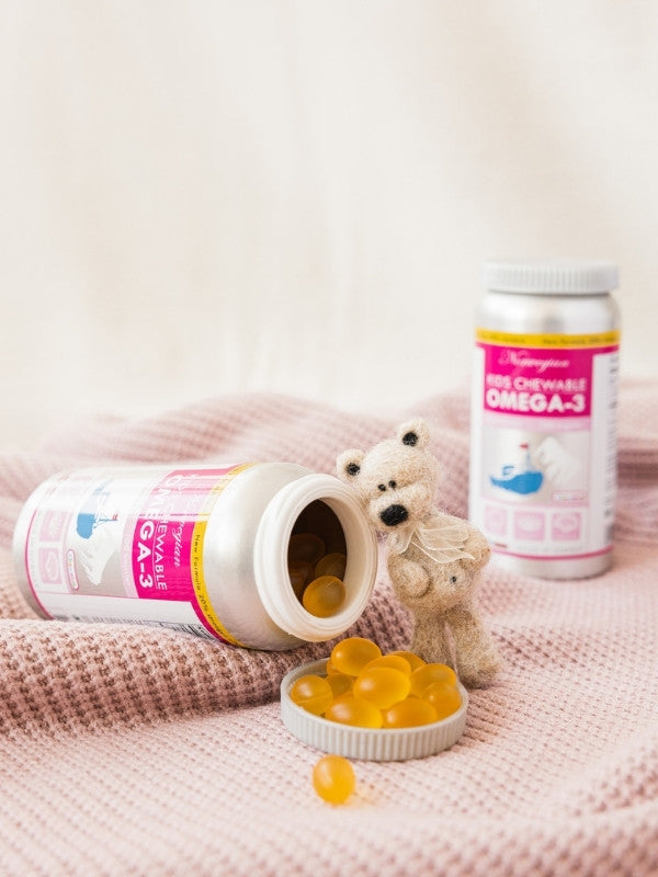 žuvų taukų vaikams Norwegian Pharma Kids Chewable Omega-3 kramtomos kapsulės